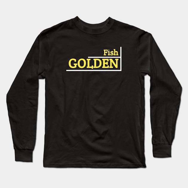 Golden fish Long Sleeve T-Shirt by Menu.D